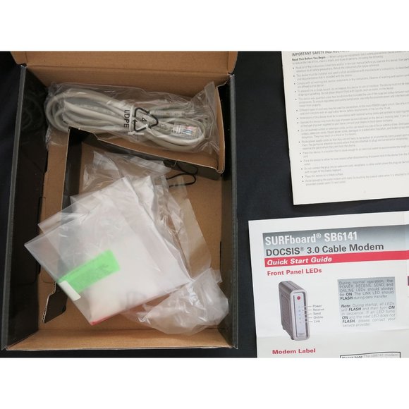 ARRIS SURFboard eXtreme SB6141 8x4 DOCSIS 3.0 Cable Modem - Picture 9 of 16